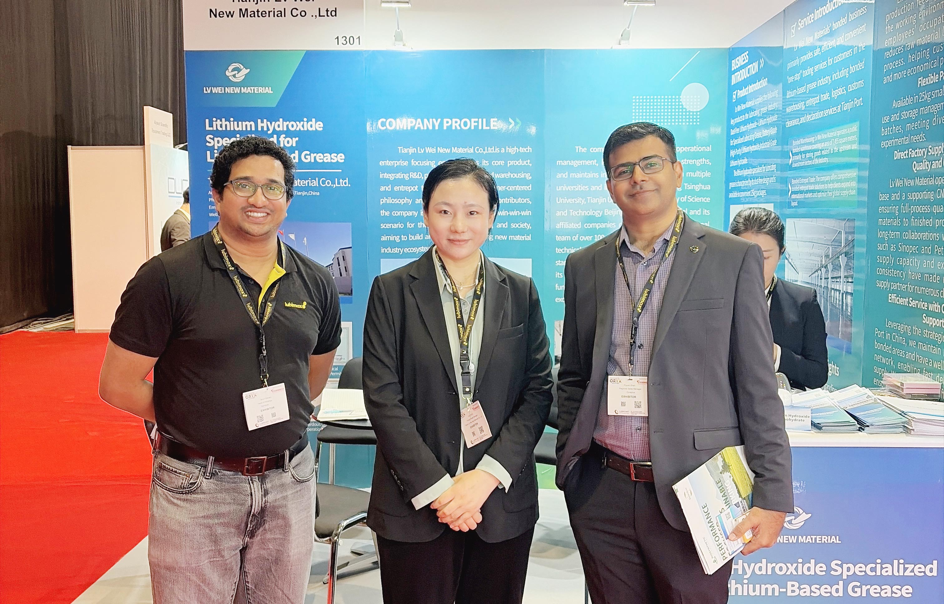 绿伟新材料闪耀2026中东国际润滑油展览会